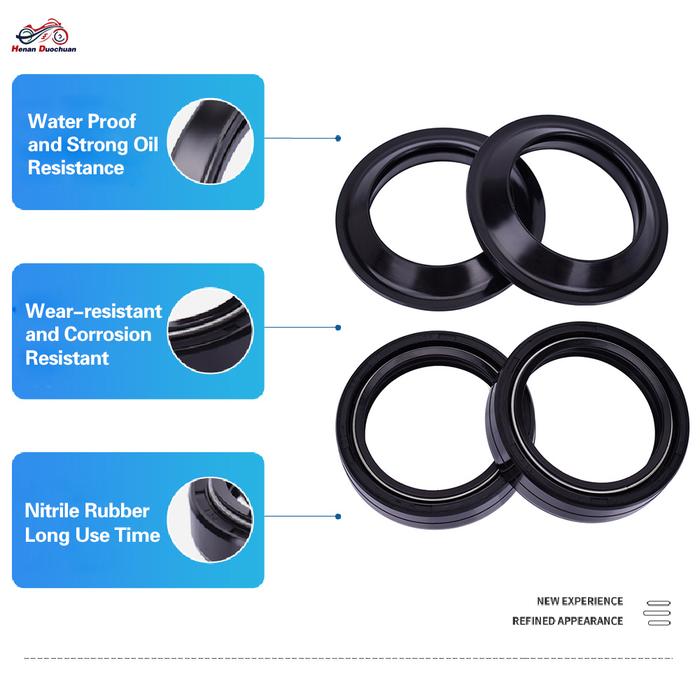 38x50x11 Motorcycle Front Fork Oil Seal 38 50 Dust Cover For Kawasaki
