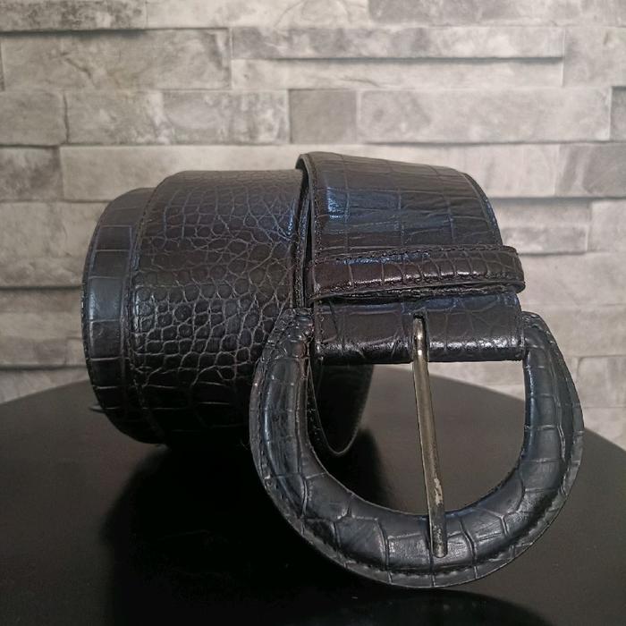 ( size 27 inch - 30 inch ) ikat pinggang Time postmodern leather wide belt