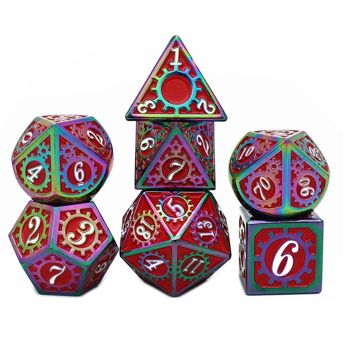 Dice Metal Dice for Tabletop, Digital Dices D20, D12, D10, D8, D6,