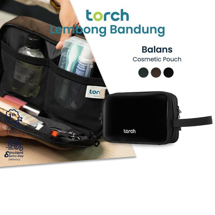 HEMAT TORCH Balans Toiletries Kit Organizer Pouch Make Up Travel Bag Organizer Tas Kosmetik Washbag