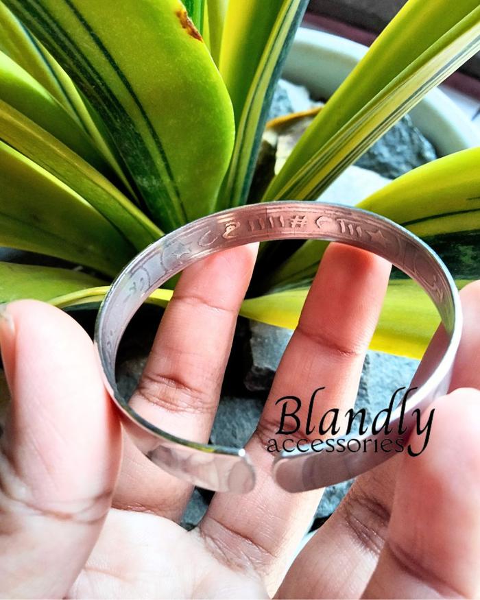 GELANG WAFAQ RAJAH SULAIMAN, MOTIF RAJAH DI DALAM / DIBALIK, SIZE BAYI SAMPAI DEWASA
