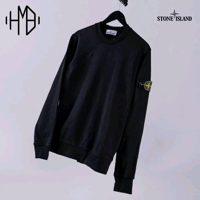 jaket gunung jaket waterproof jaket parka stone island premium Pria Hitam Tebal Cowok Keren Casual U