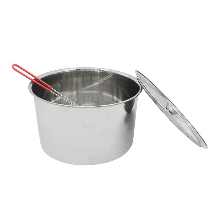 Panci Penghangat Mutiara XEOLEO Panci Masak Tapioka Stainless Steel 3L
