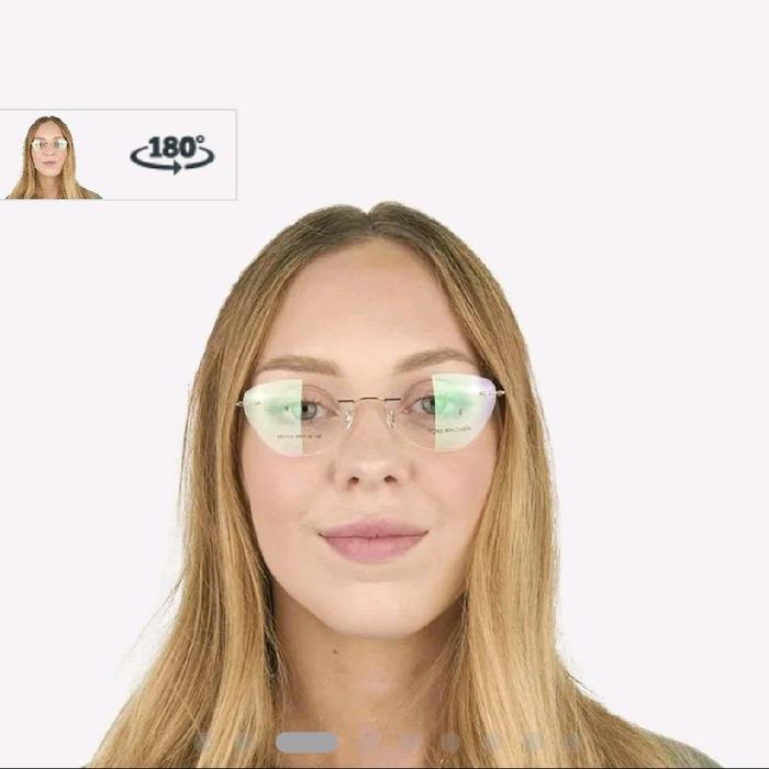 Frame kacamata Bor Rimless Silhoulette Wanita Tanpa Baut Super Ringan Alumunium Lensa Kacamata Baca 