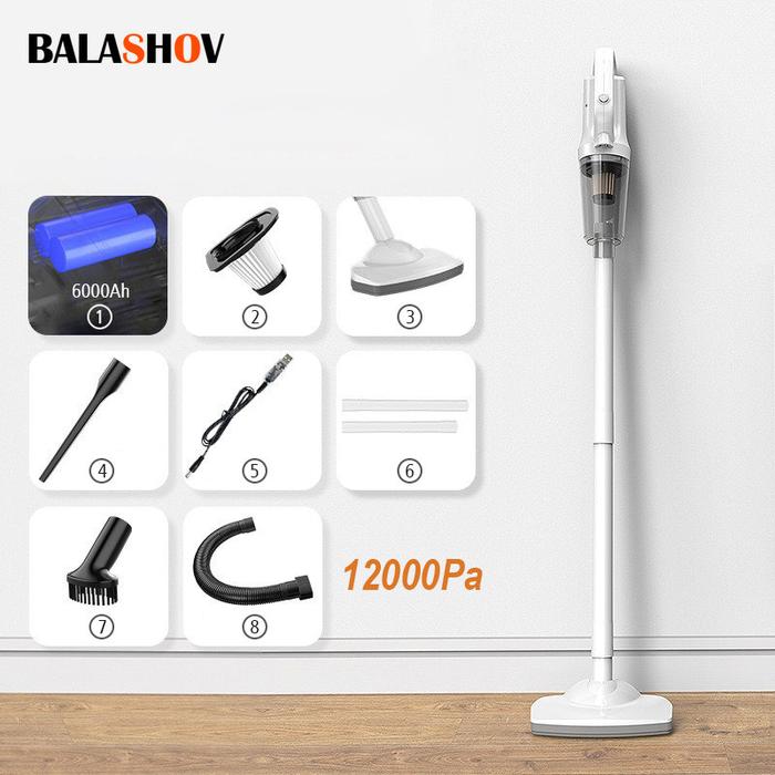 Wireless Car Vacuum Cleaner Cordless Handheld Auto Vacuum Home&Car