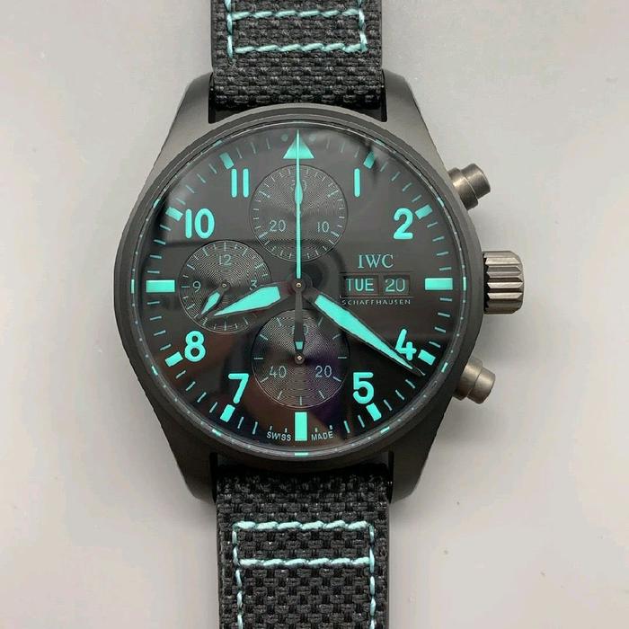 IWC Pilot's Jam Tangan Pria Luxury Swiss Automatic 41mm Clone