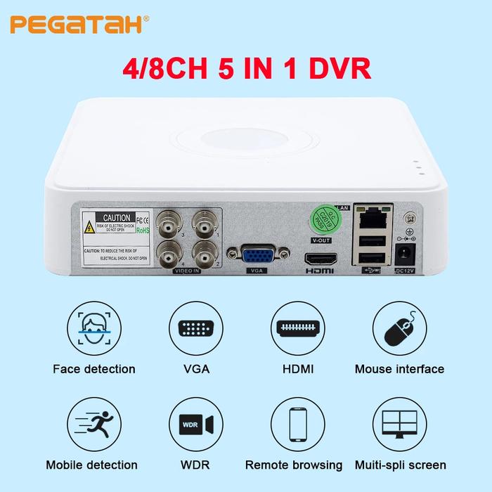 HD 5MP DVR 4/8 Channel CCTV AHD DVR AHD-N Hybrid DVR 960P DVR 5in1
