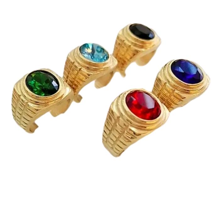 Cincin Pria Titanium Gold