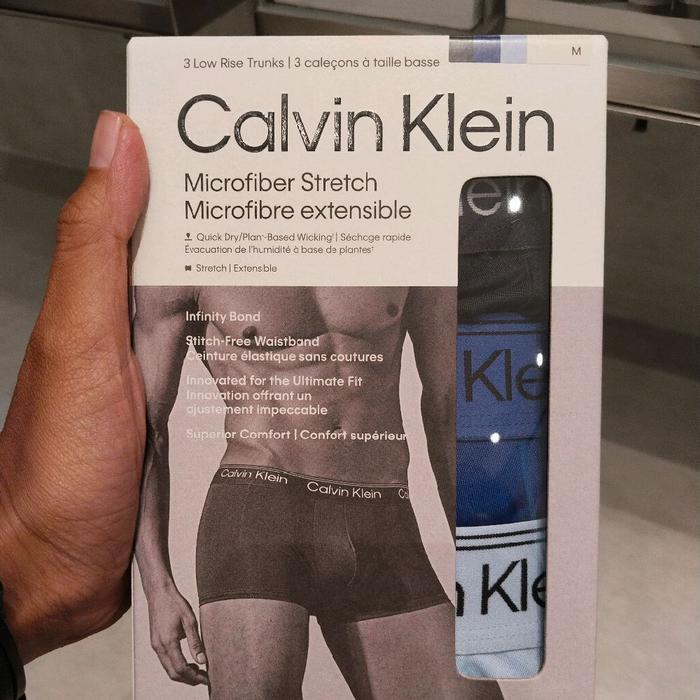 Underwear Pria Calvin Klein Original Black Mix Isi 3 Pack - Trunk Cotton