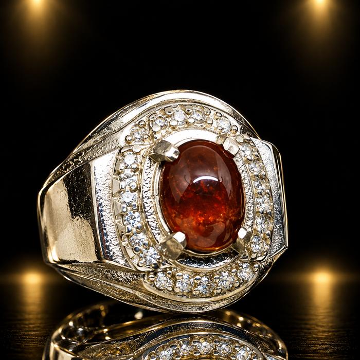 CINCIN MUSTIKA MERAH DELIMA PAGAR GAIB KERAMAT