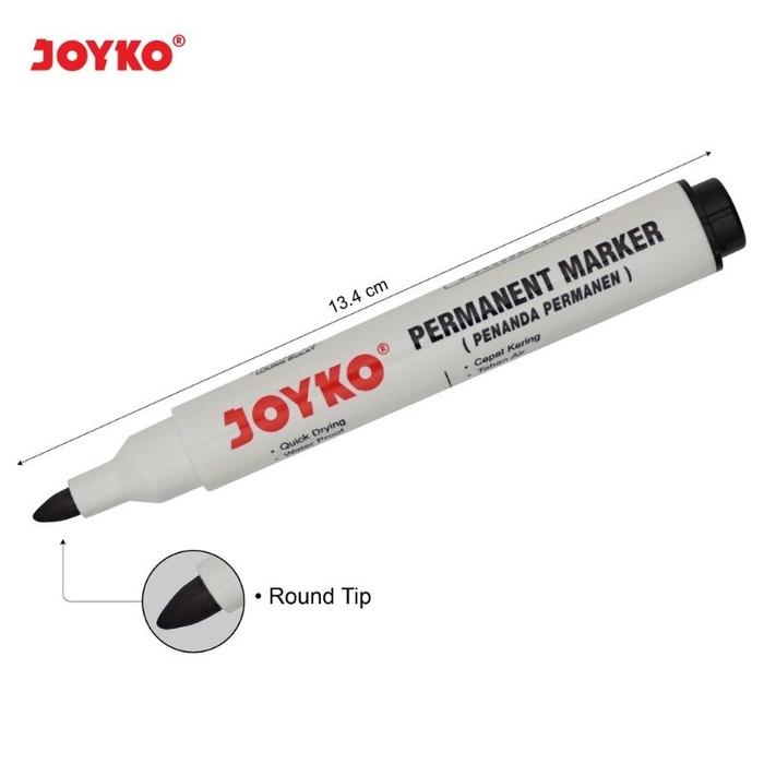 Joyko Permanent Marker Spidol Permanen Round Tip - Pm-17