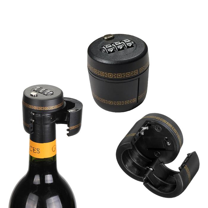 Wine Bottle Lock Combination Password Code Lock Wine Cap Digital Lock