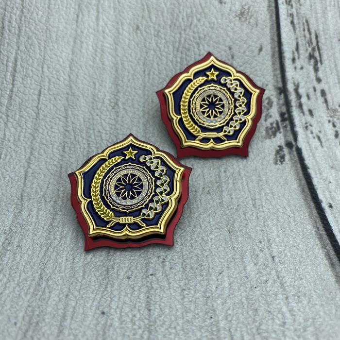 Pin PKK Tebal HIGH QUALITY Cor Full Logam Kuningan Halus Bross PKK Tebal PREMIUM