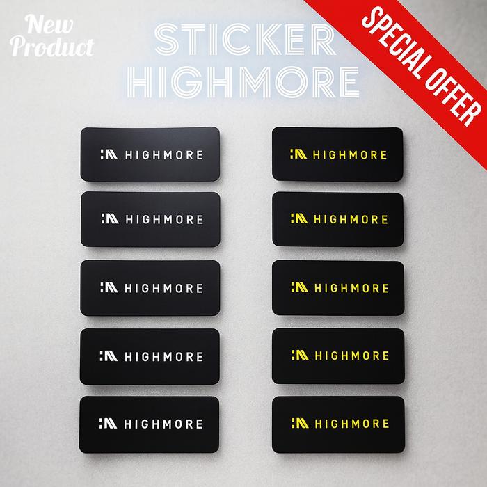 Sticker Brand Pack -Sticker Original Highmore - bahan vynil