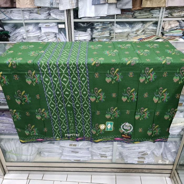 Sarung Tenun Mumtaz Full Sutera Motif Kembang MST