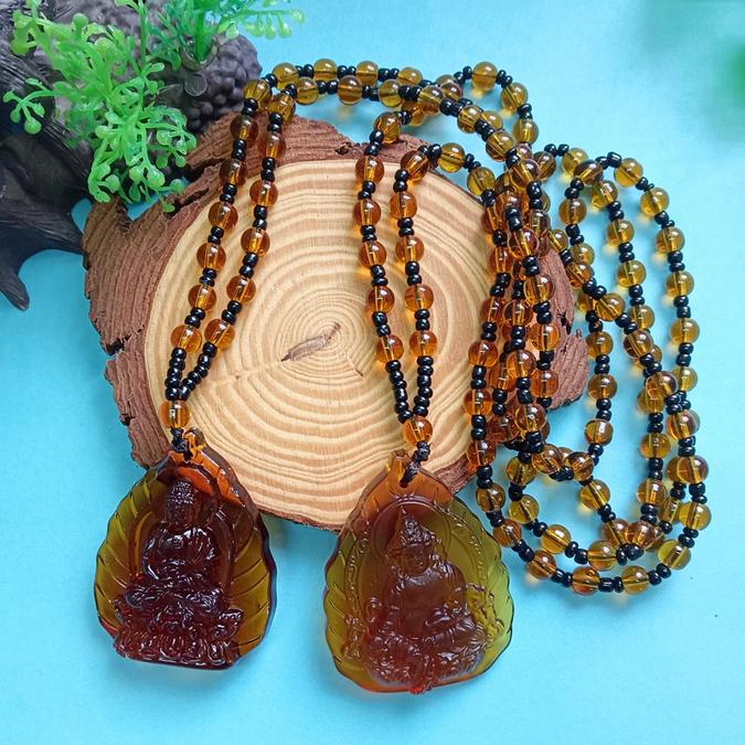 Kalung Agama Buddha Liontin Sayu Motif Dewi Kwan Im Buddha Maitreya Bhaisajyaguru Ksitigarbha Siddha