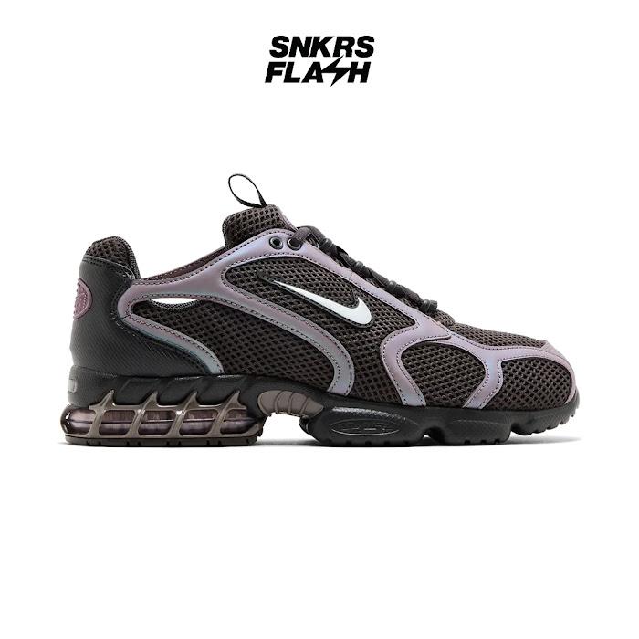 Sepatu Sneakers Pria NIKE AIR ZOOM SPIRIDON CAGE 2 MEDIUM ASH METALLIC SILVER TAUPE GREY - HV6929299
