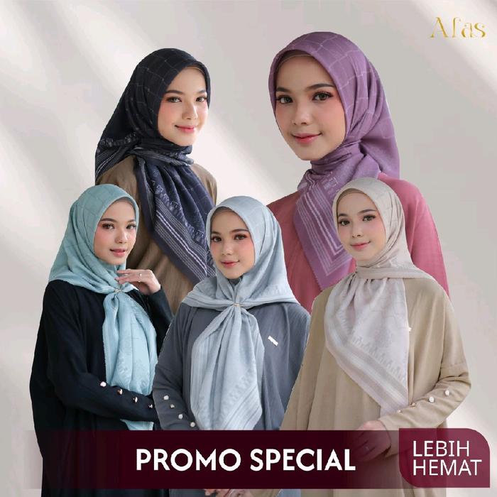 Emily Scarf Series Afas x Sita.id - Voal Meisya Madinah Eksklusif 115cm x 115cm dengan Soft Box dan 