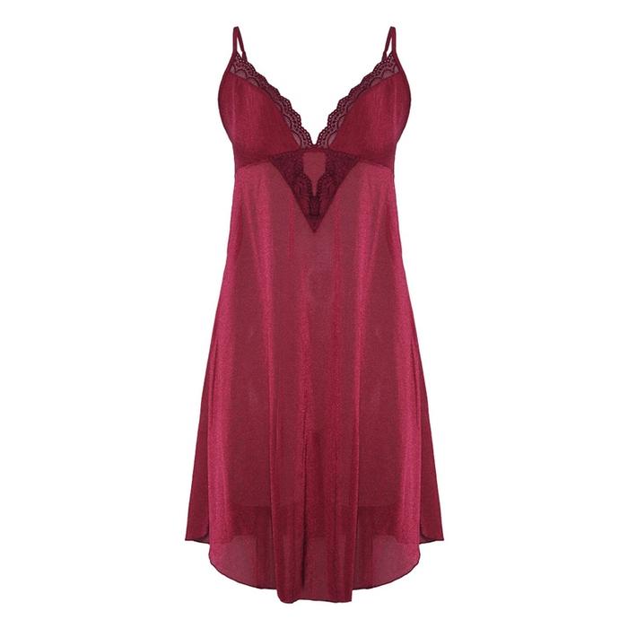 Lingerie Wanita Setelan Bunga Peony Tulip by Christine Bahan Satin Ukuran Sampai XL