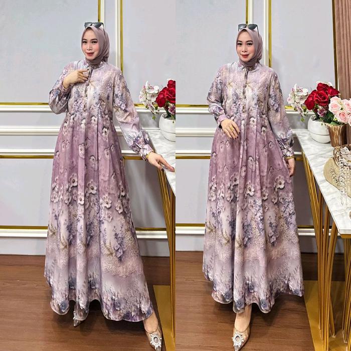 Gamis Motif Variasi Mutiara by New Fajar Collection | 002
