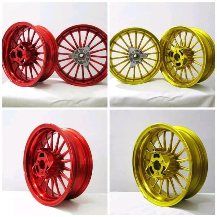 Velg Tapak Lebar Power Classic Palang 18 Honda Pcx Lokal Pcx 150 / Ready Stok / New / Spesial