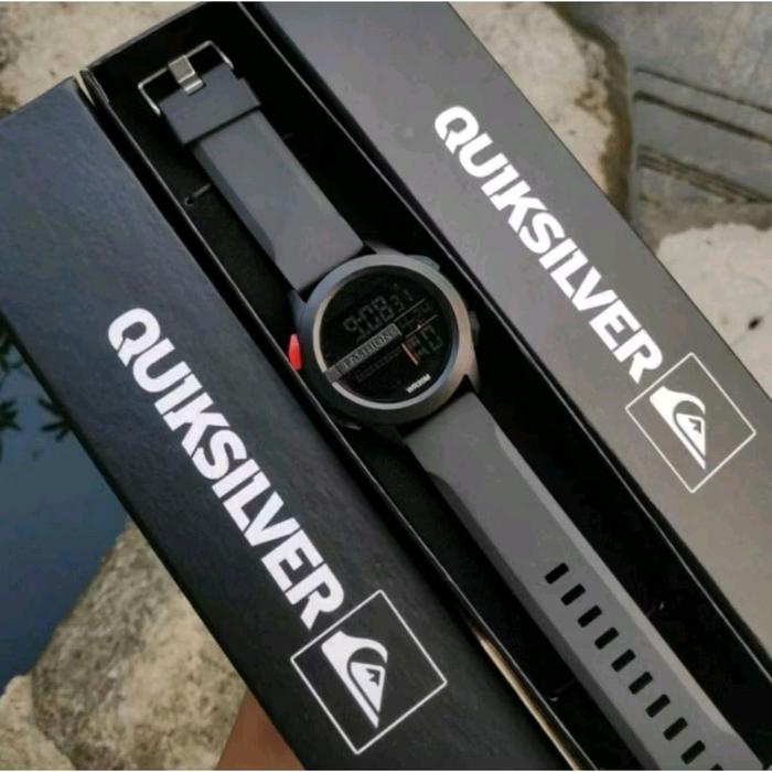 A&A - Jam Tangan Pria Quiksilver Tali Slicon