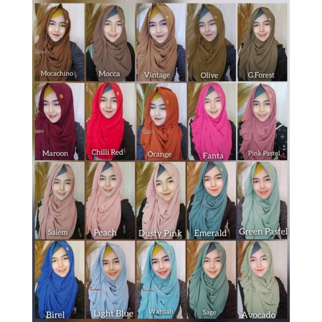PHRP ( Pashmina Instant Hijab Ratu Plain) // Tiara Hijabers Bandung Ap