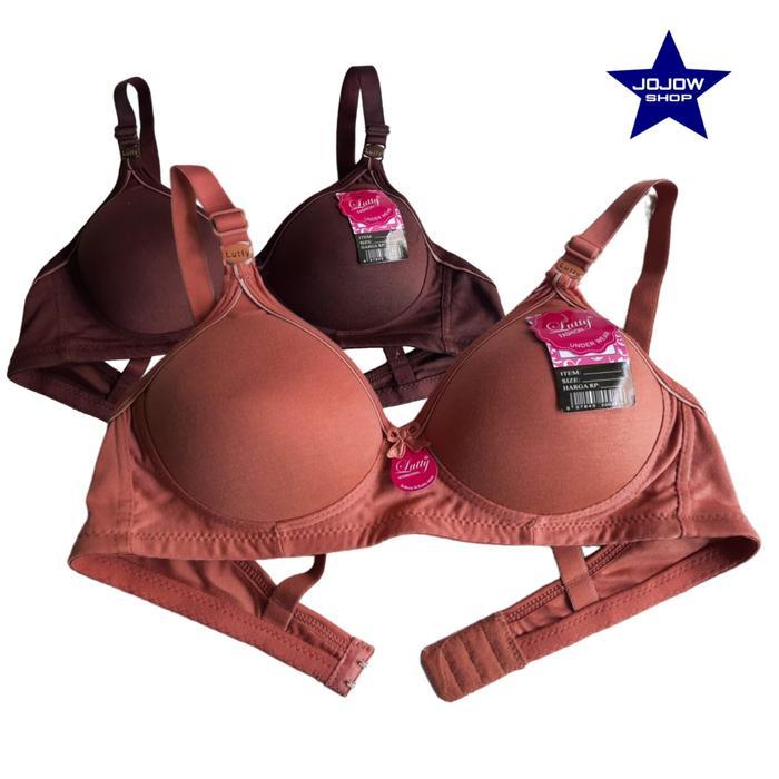 PREMIUM Bra busa Lutty kait dua || BH lutty busa tanpa kawat