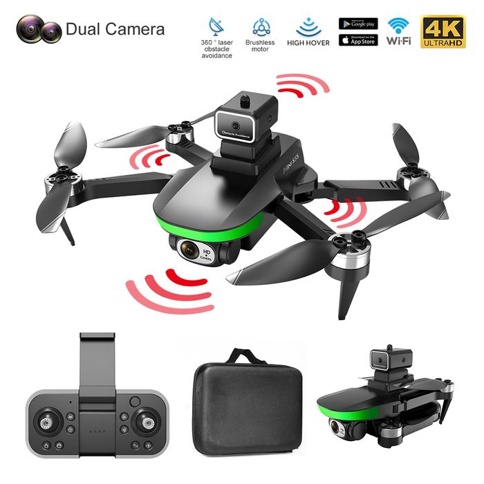 New S5S Mini Drone 4k Profesional 6K HD Camera Obstacle Avoidance