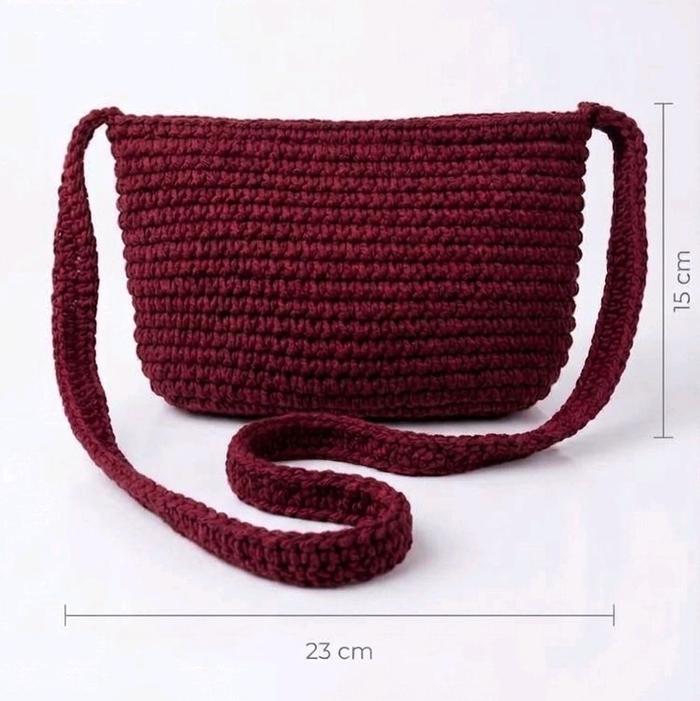 Tas Rajut Selempang Furing