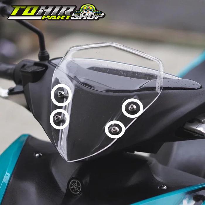 Baut Visor Aerox Nmax Stainles HENG