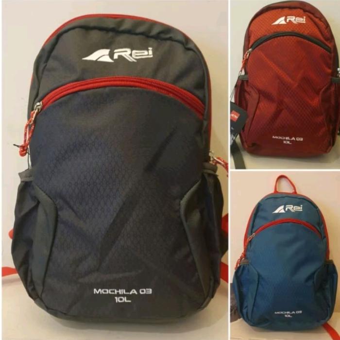 Tas Ransel Rei Mochila 03 Original 100% - Backpack Pria Wanita 10L Waterproof Casual