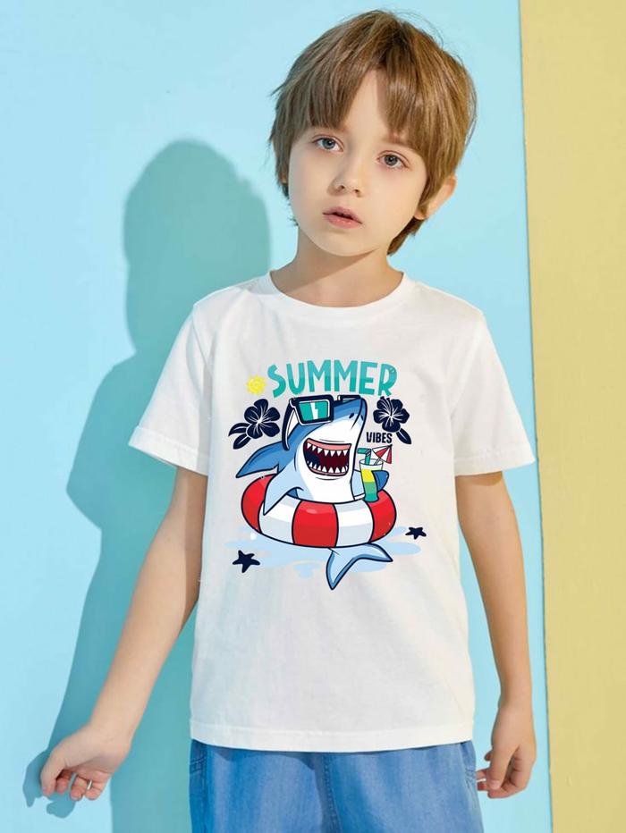 T-shirt Kaos Distro Anak-anak Umur 3-13 Baru Bahan  Catton Premium - A78