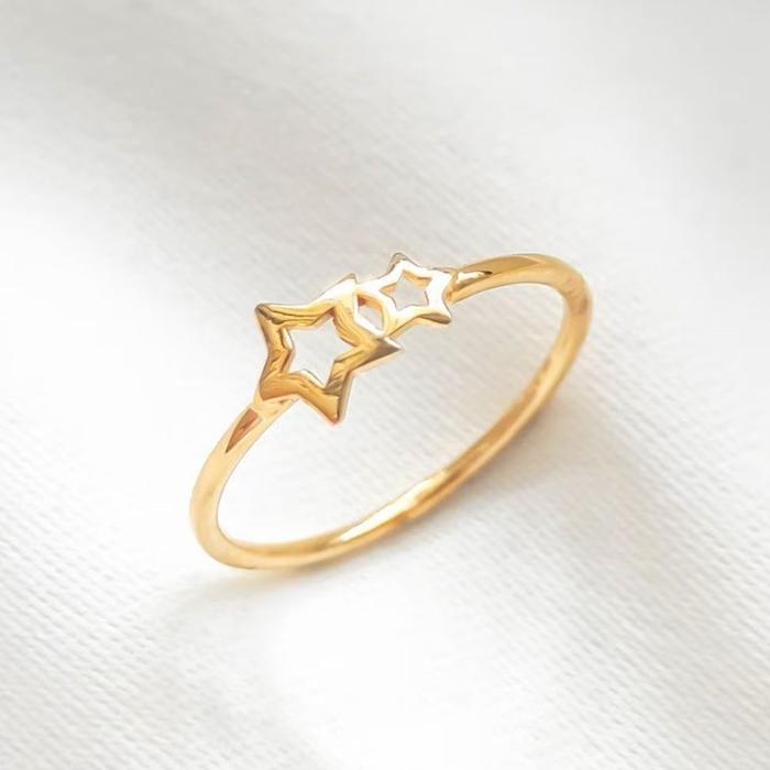 Cincin emas asli 24k model costume
