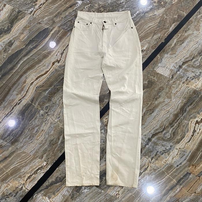 GL HEART JEANS Basic broken white slim fit