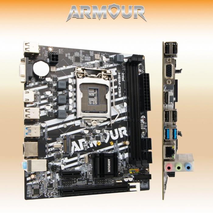 Motherboard H81M MX3 NVME DDR3 Intel Socket 1150 MATX Motherboard