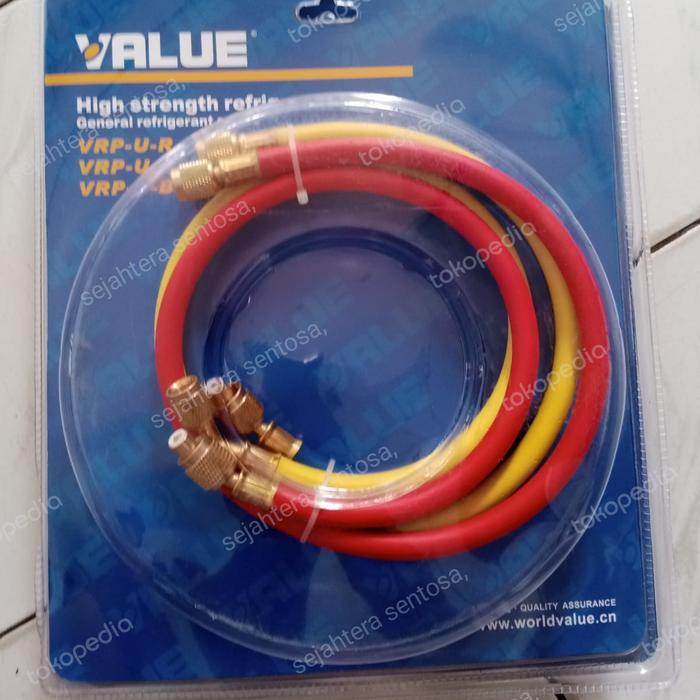 SELANG MANIFOLD MEREK VALUE R410/R32 PANJANG 90 CM