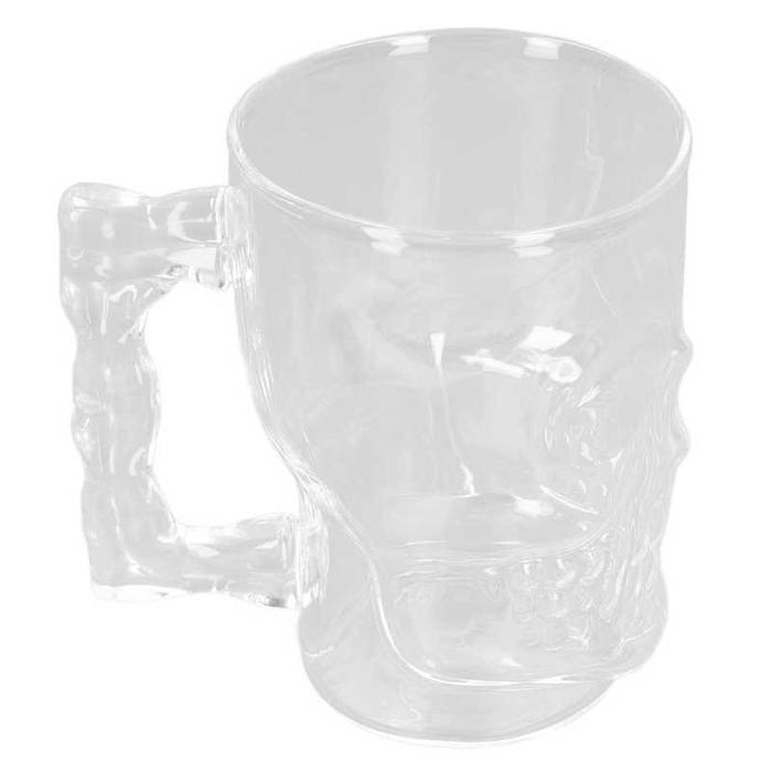 500ml Beer Mug High Borosilicate Glass Skull Beer Cup KTV Bar Whisky