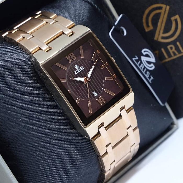 Jam Tangan Wanita Original Zirist Diameter 3CM Tanggal Aktif Bentuk Kotak Jam Tangan Fashion Cewek M