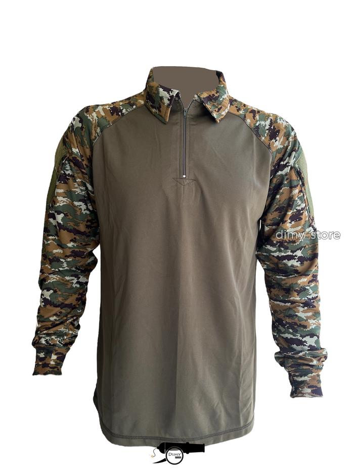 Baju BDU Full Dryfit Reglan Loreng Kostrad