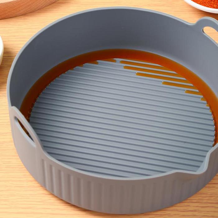Thickening Silicone Air Fryer Pot Silicone Air Fryer Tray Waterproof