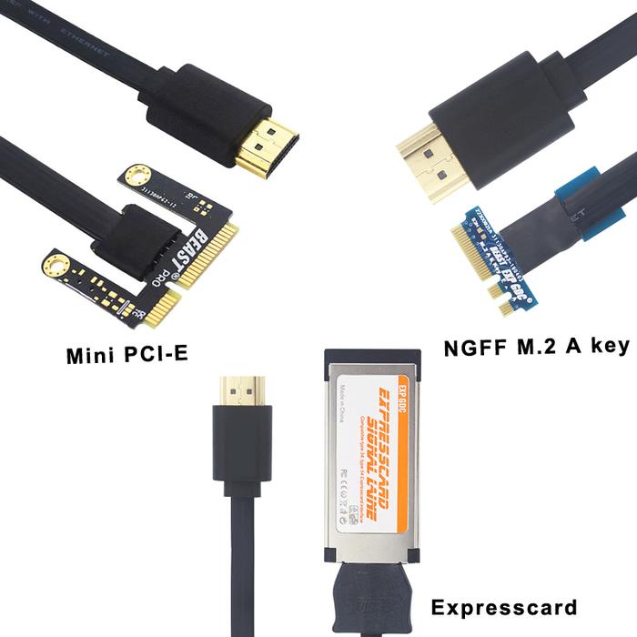 EXP GDC Beast HDMI-compatible to Mini PCI-E|NGFF M.2 A/E Key