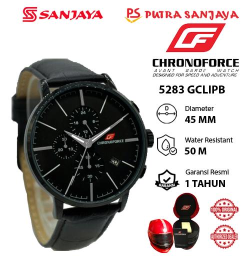 Jam Tangan CHRONOFORCE 5283 GCLIPB Original Garansi Resmi 1 tahun Leather Strap