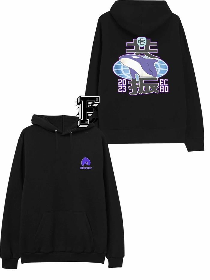 Hoodie Echo ML / Jaket Hoodie Mobile Legends Echo Abu Fleece