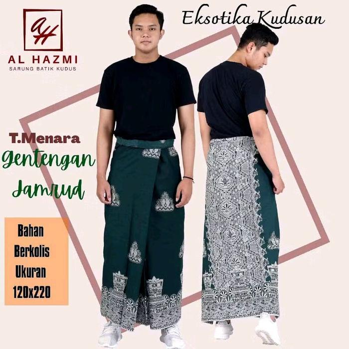 Sarung batik Al-Hazmi Gentengan Menara Jamrud