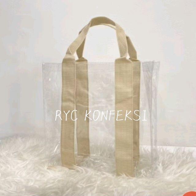 Tas Hampers mika bening serbaguna uk25X10X25 Wanita