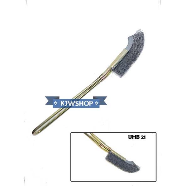 Sikat Stenlis Kawat Gagang Besi Sikat Bengkok Stainless Steel Brush Serbaguna Iron Murah Sikat Kawat