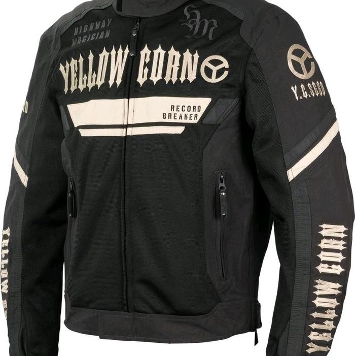 YELLOW CORN JACKET SJ-5105 GUNMETAL | JACKET BIKERS TOURING NEW 2025 COLLECTION ORIGINAL YC JAPAN