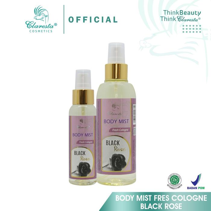 Claresta Body Mist Tahan Lama Black Rose
