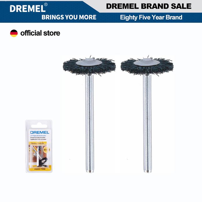 Dremel 403 Nylon Bristle Brush Abrasive Polishing Tool Bit Compatible
